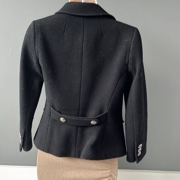 Club Monaco Black Wool Blazer - Picture 4 of 6